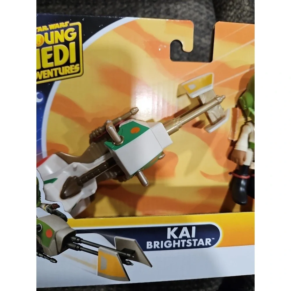 Star Wars Young Jedi Adventures KAI BRIGHTSTAR with Speeder‎ Bike NEW(F)